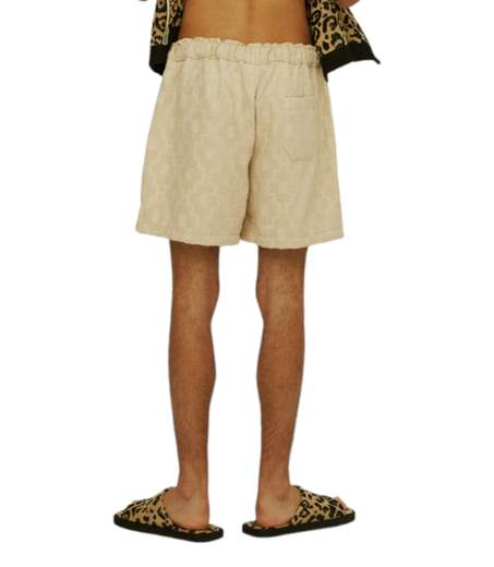 Oas Beige Machu Terry Shorts