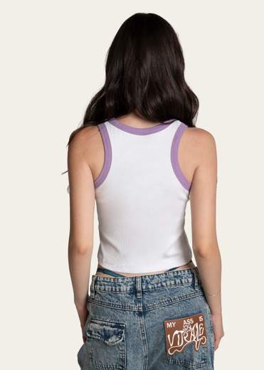 VIRALE MALESSERE CROP TEE