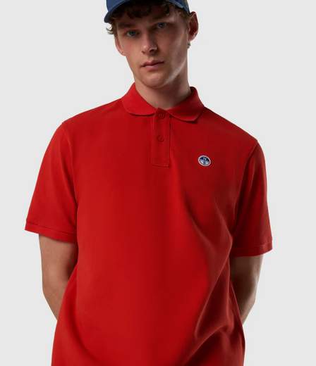 POLO CON PATCH LOGO