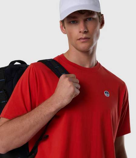 T-SHIRT CON PATCH LOGATA