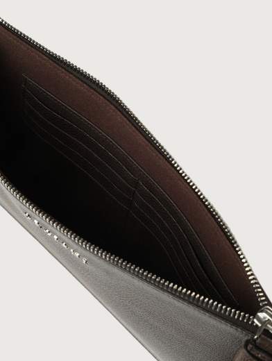 BUSTA GRANDE MICRON IN PELLE CON POLSIERA