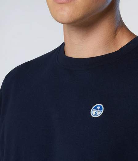 T-SHIRT CON PATCH LOGATA
