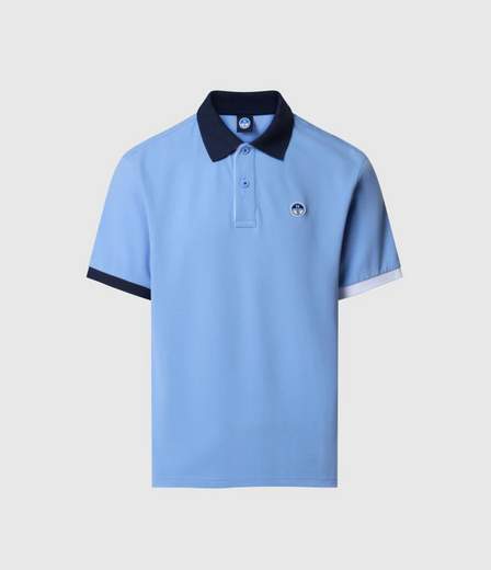 POLO CON DETTAGLI A CONTRASTO