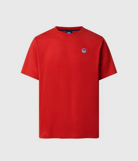 T-SHIRT CON PATCH LOGATA