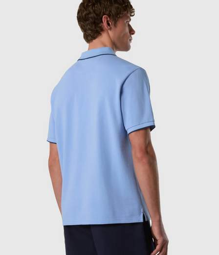 POLO CON BORDI A CONTRASTO