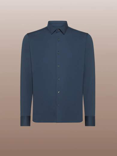 CAMICIA OXFORD OPEN JACQUARD