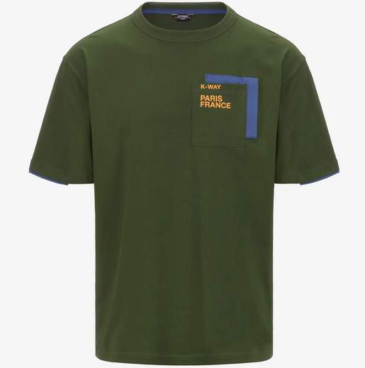 T-SHIRT FANTOME CONTRAST POCKETS
