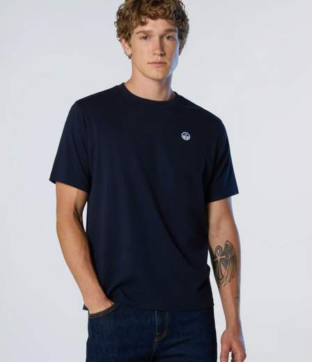 T-SHIRT CON PATCH LOGATA