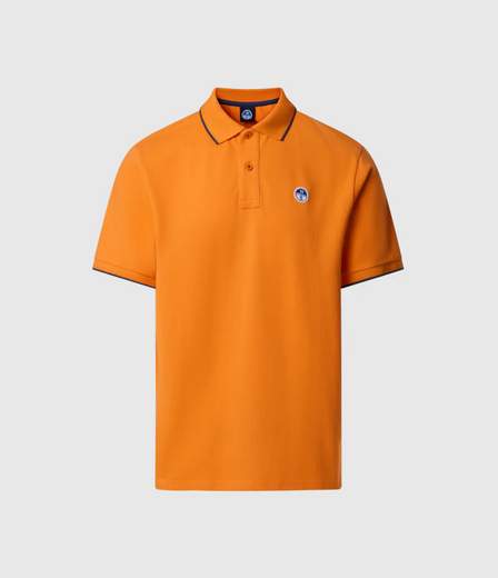 POLO CON BORDI A CONTRASTO