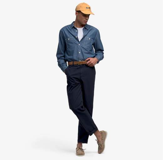 CAMICIA SHEETBEND CHAMBRAY