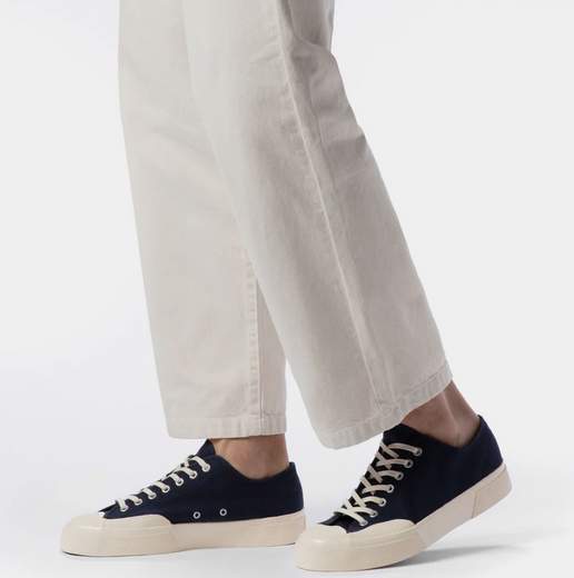 SNEAKER ARTIFACT 2432 WORKS LOW CUT COTTON CANVAS