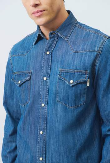CAMICIA MARTIN COBALT STONE