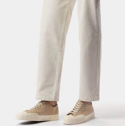SNEAKER ARTIFACT 2432 WORKS LOW CUT COTTON CANVAS