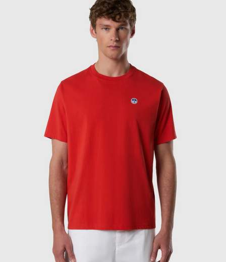 T-SHIRT CON PATCH LOGATA