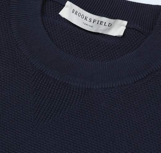 MAGLIA GIROCOLLO COTONE