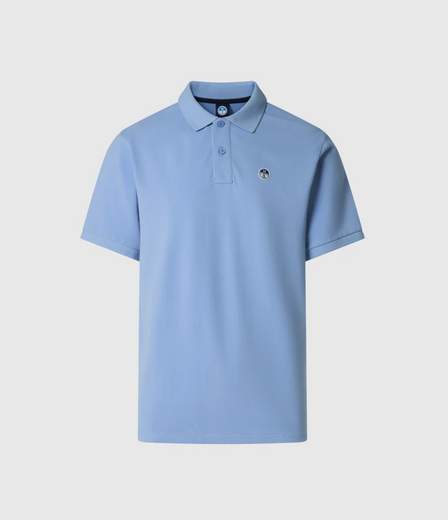 POLO CON PATCH LOGO