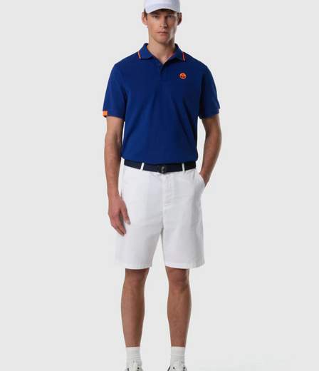 POLO CON DETTAGLI FLUO