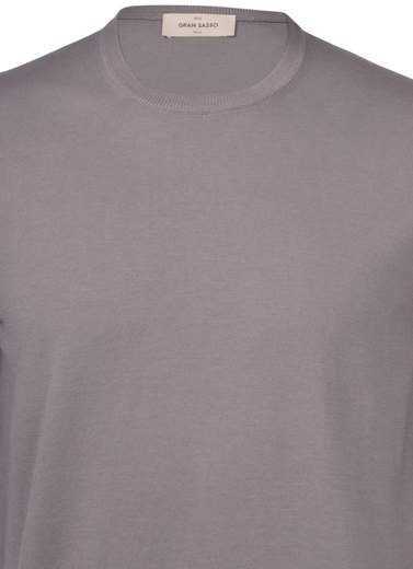 MAGLIA GIROCOLLO IN COTONE WASHED
