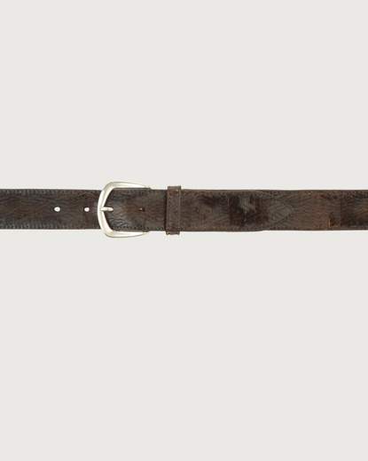CINTURA IN PELLE STAMPATA H35
