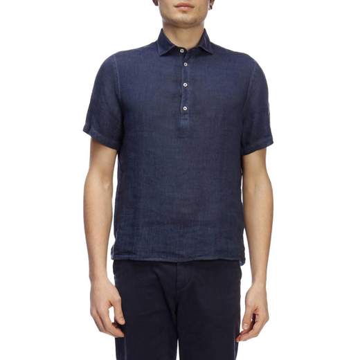 CAMICIA POLO LINO OLD WASHED