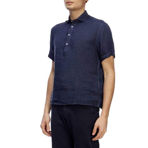 CAMICIA POLO LINO OLD WASHED