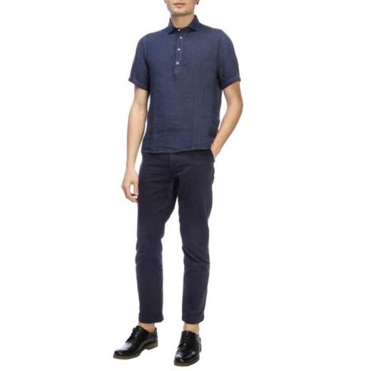 CAMICIA POLO LINO OLD WASHED