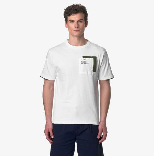 T-SHIRT FANTOME CONTRAST POCKETS