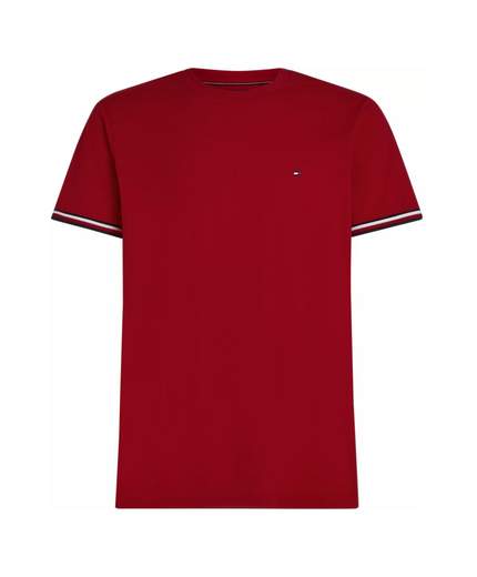 T-SHIRT GLOBAL STRIPE CUFF TEE