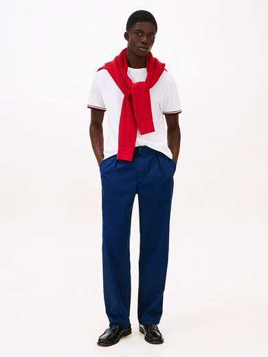 T-SHIRT GLOBAL STRIPE CUFF TEE