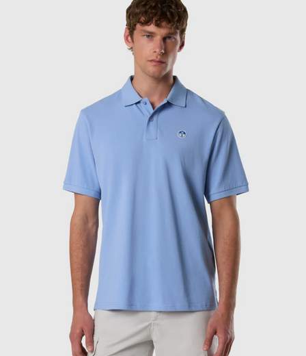 POLO CON PATCH LOGO