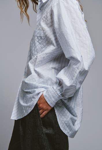 CAMICIA GARÇON A RIGHE
