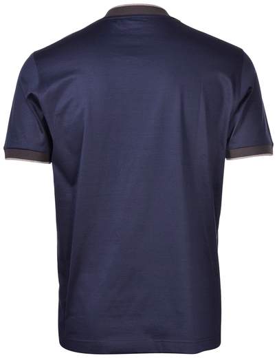 T-SHIRT CON BORDI A CONTRASTO