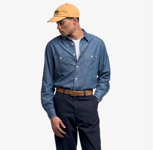 CAMICIA SHEETBEND CHAMBRAY