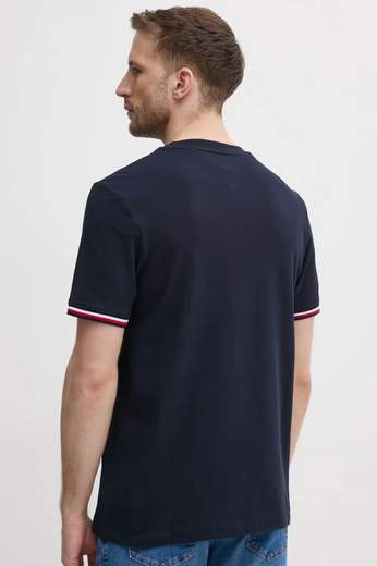 T-SHIRT GLOBAL STRIPE CUFF TEE
