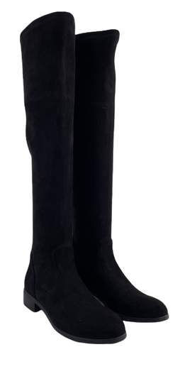 UMA PARKER STIVALE ALTO IN CAMOSCIO ELASTICIZZATO