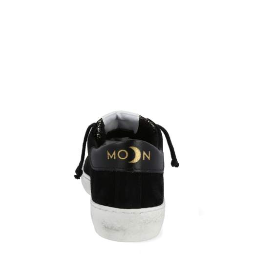 SNEAKERS UMA PARKER LINEA SUPERMOON IN CAMOSCIO E GLITTER ,CON FINITURE ORO E SUOLA ERGONOMICA IN GOMMA.