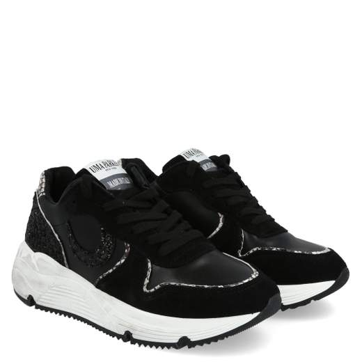 SNEAKERS UMA PARKER LINEA SUPERMOON IN PELLE ,CON FINITURE IN PITONE.SUOLA ERGONOMICA IN GOMMA.