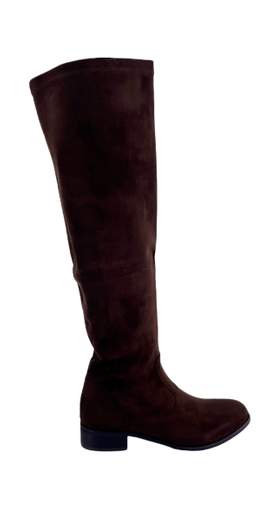 UMA PARKER STIVALE ALTO IN CAMOSCIO ELASTICIZZATO