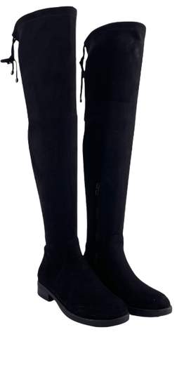 UMA PARKER STIVALE ALTO IN CAMOSCIO ELASTICIZZATO