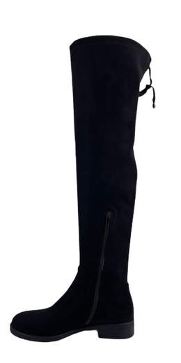 UMA PARKER STIVALE ALTO IN CAMOSCIO ELASTICIZZATO