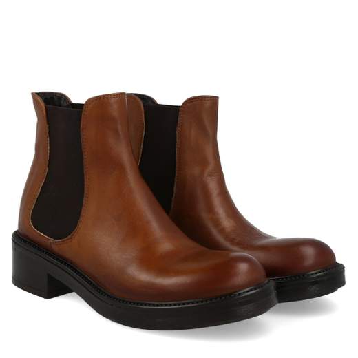 TRONCHETTI VICENZA IN PELLE MODELLO BEATLES