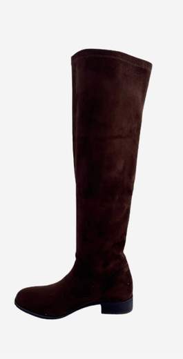 UMA PARKER STIVALE ALTO IN CAMOSCIO ELASTICIZZATO