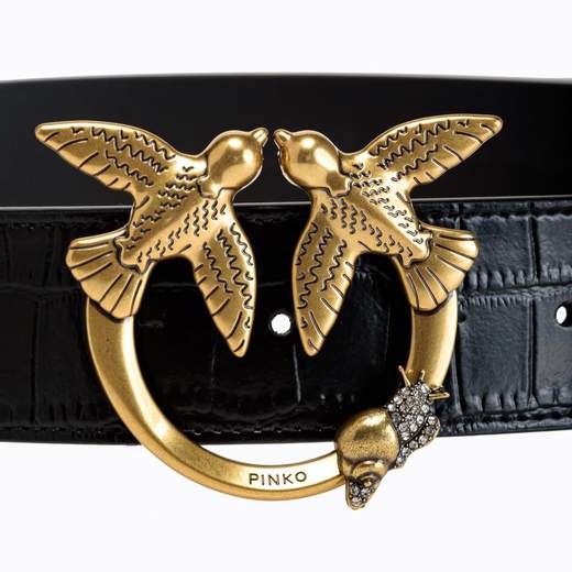 PINKO CROCO H4 BELT LUMACA