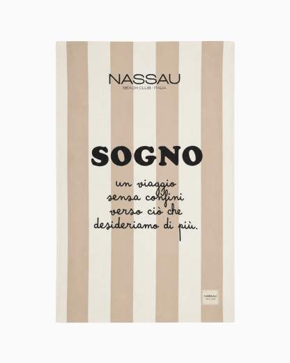 NASSAU Beach Culture Telo Mare SOGNO