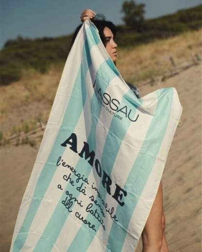 NASSAU Beach Culture Telo Mare AMORE