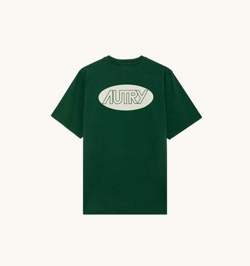 Autry T-shirt In Cotone Label Per Il Tempo Libero