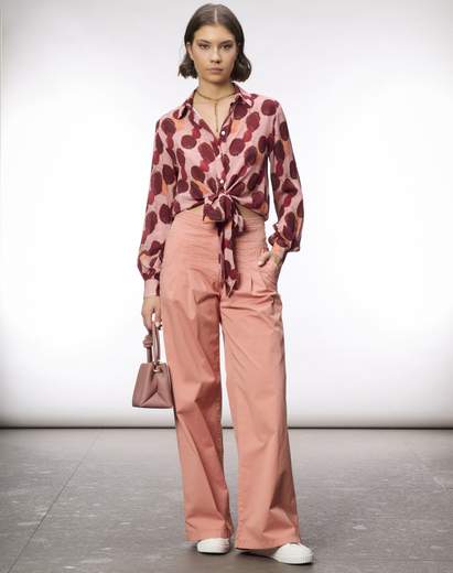 Manila Grace Camicia Con Nodo