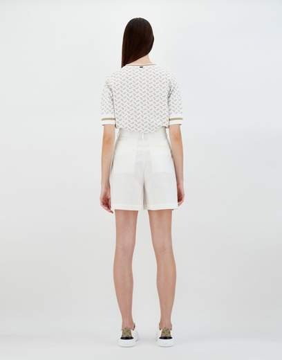 Herno Shorts In Light Cotton Stretch