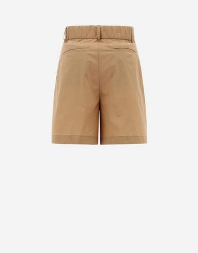 Herno Shorts In Light Cotton Stretch