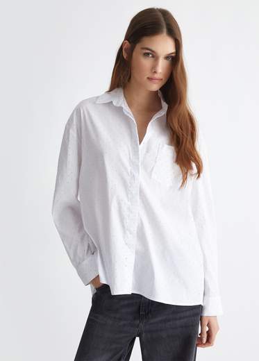 Liu°jo Camicia Over Con Mini Borchie